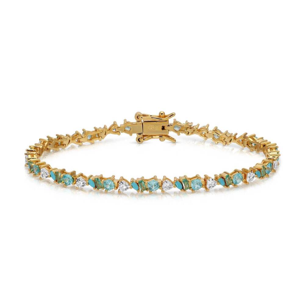NEW NATIVE GEM women's vienna bracelet in turquoise opal